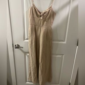 Beige jumpsuit